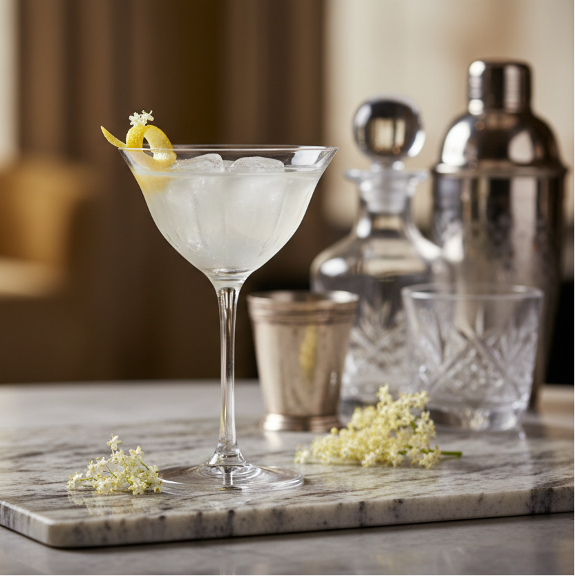 Holkham Elderflower Martini