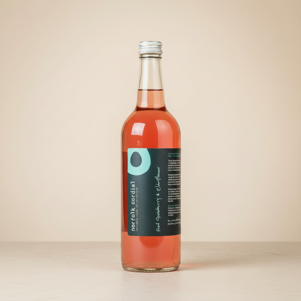 Red Gooseberry & Elderflower 750ml